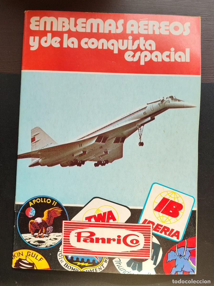 Coleccionismo &Aacute;lbumes: ALBUM VACIO PLANCHA EMBLEMAS AEREOS Y DE LA CONQUISTA ESPACIAL PANRICO