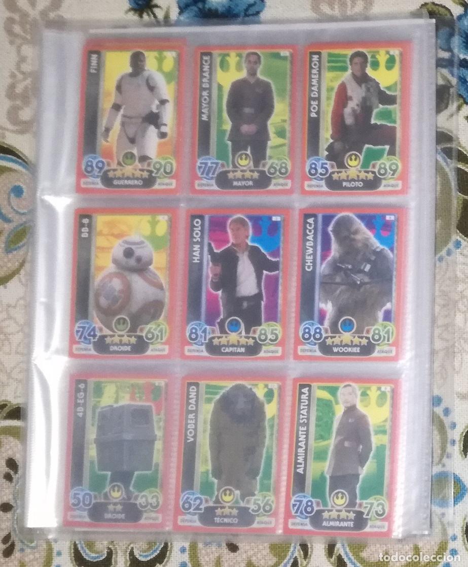 Coleccionismo &Aacute;lbumes: Album archivador Star Wars: Force Attax Extra, Topps - Contiene 74 cromos