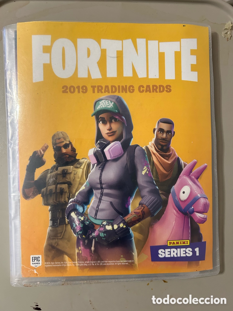 Coleccionismo &Aacute;lbumes: FORTNITE SERIES 1 - &Aacute;LBUM INCOMPLETO CON 208 CARTAS - PANINI - A&Ntilde;O 2019.