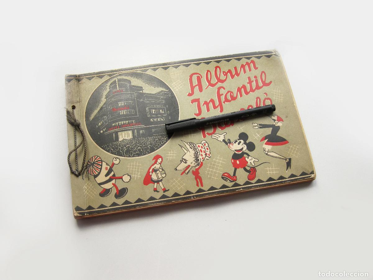 Coleccionismo &Aacute;lbumes: ALBUM INFANTIL BARCEL&Oacute; DEL CINE DE MADRID. COLECCI&Oacute;N DE CROMOS WALT DISNEY. ULTRA RARO