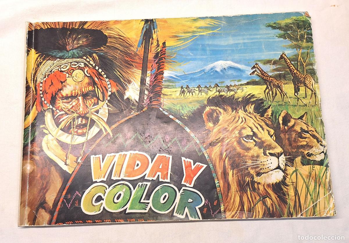 Coleccionismo &Aacute;lbumes: &Aacute;lbum Vida y Color &Aacute;lbumes Espa&ntilde;oles a&ntilde;o 70 Falta 1 cromo