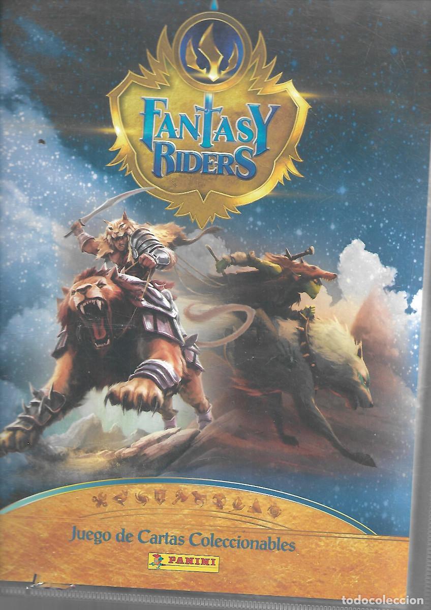 Coleccionismo &Aacute;lbumes: ALBUM CON LA COLECION DE 314 CARTAS DE FANTASY RIDERS