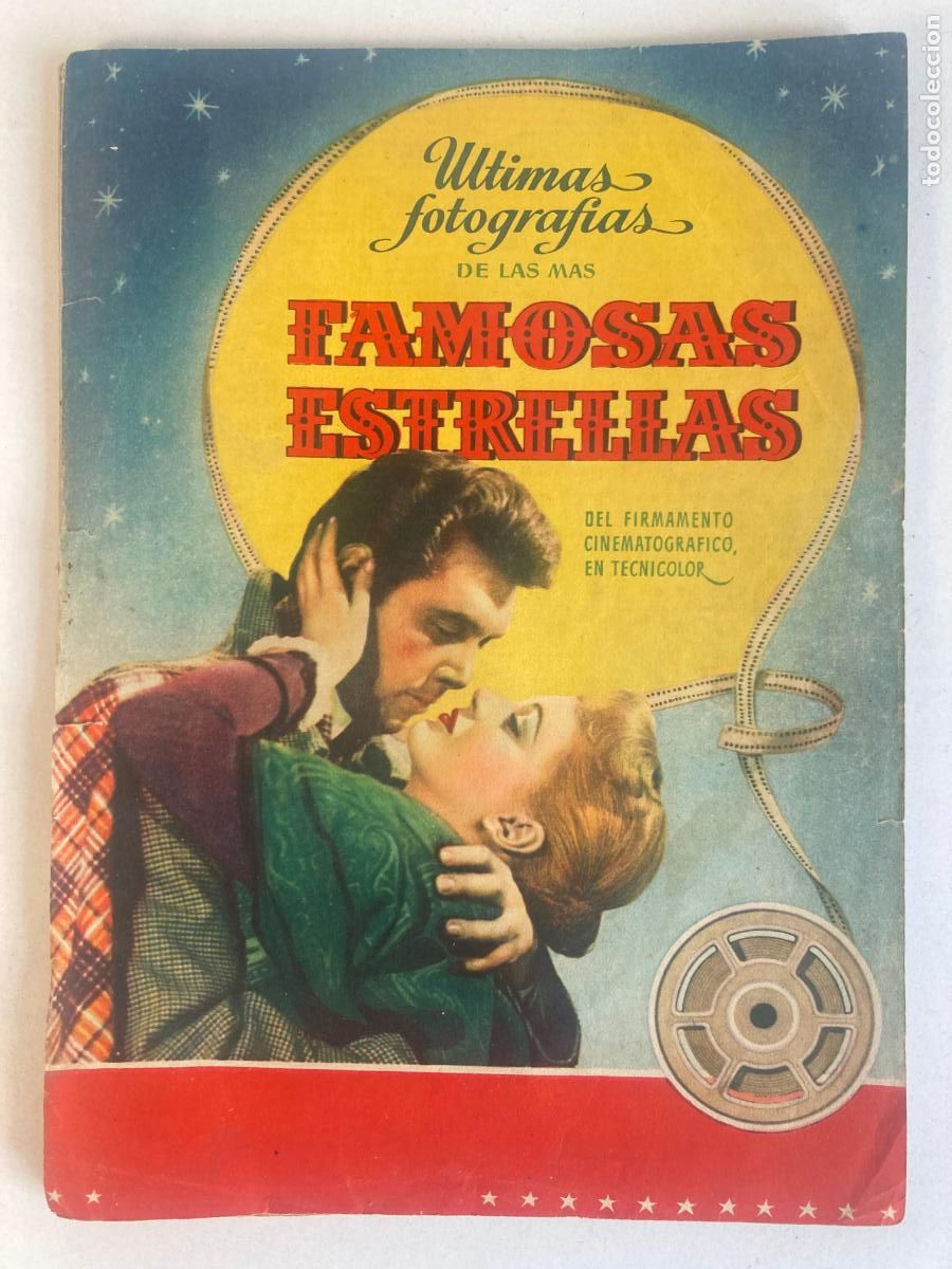 Coleccionismo &Aacute;lbumes: ALBUM FAMOSAS ESTRELLAS , CASI COMPLETO A FALTA DE 2, TODO FOTOGRAFIADO
