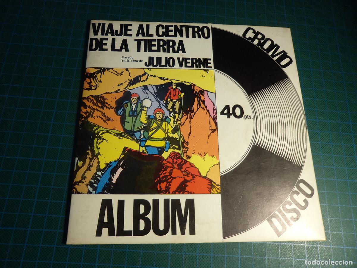 Coleccionismo &Aacute;lbumes: Viaje al centro de la tierra. Cromo disco. Con el disco pero sin cromos.