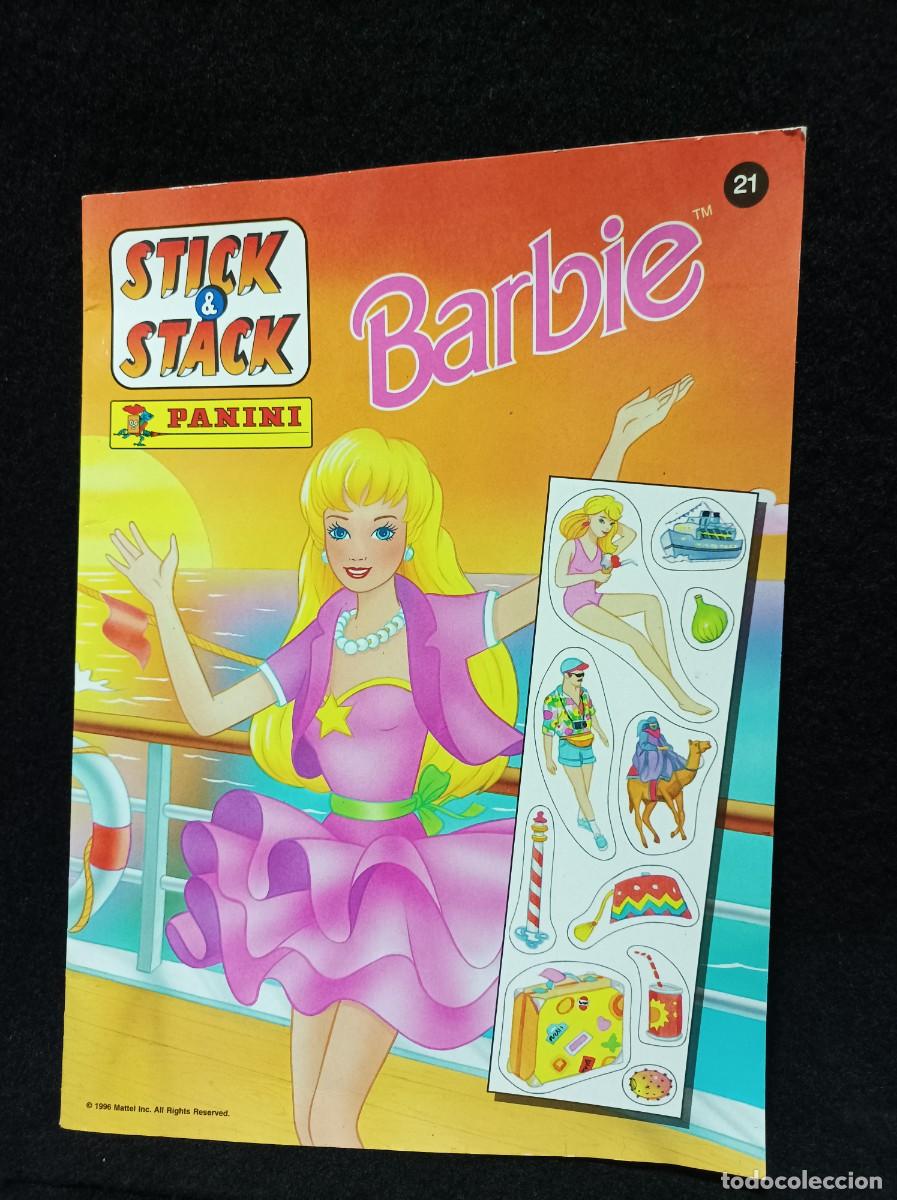 Coleccionismo &aacute;lbumes: STICK & STACK 21 BARBIE - PANINI - + CROMOS - Foto 1