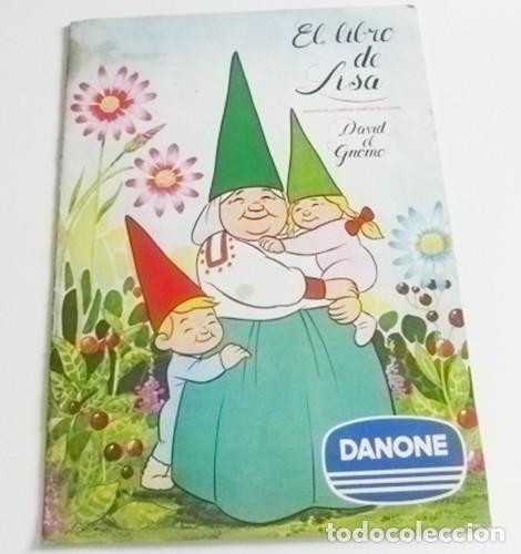 Sammeln Sammelalben: EL LIBRO DE LISA &Aacute;LBUM DE CROMOS CASI COMPLETO DANONE - A&Ntilde;OS 80 DE SERIE DE DIBUJOS DAVID EL GNOMO