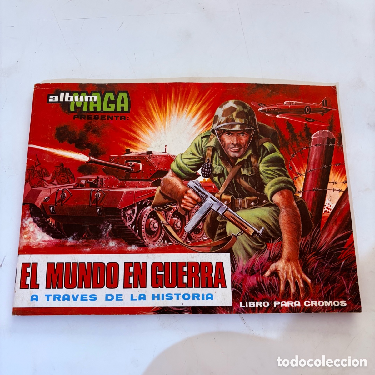 Coleccionismo &Aacute;lbumes: album de cromos maga el mundo en guerra a traves de la historia