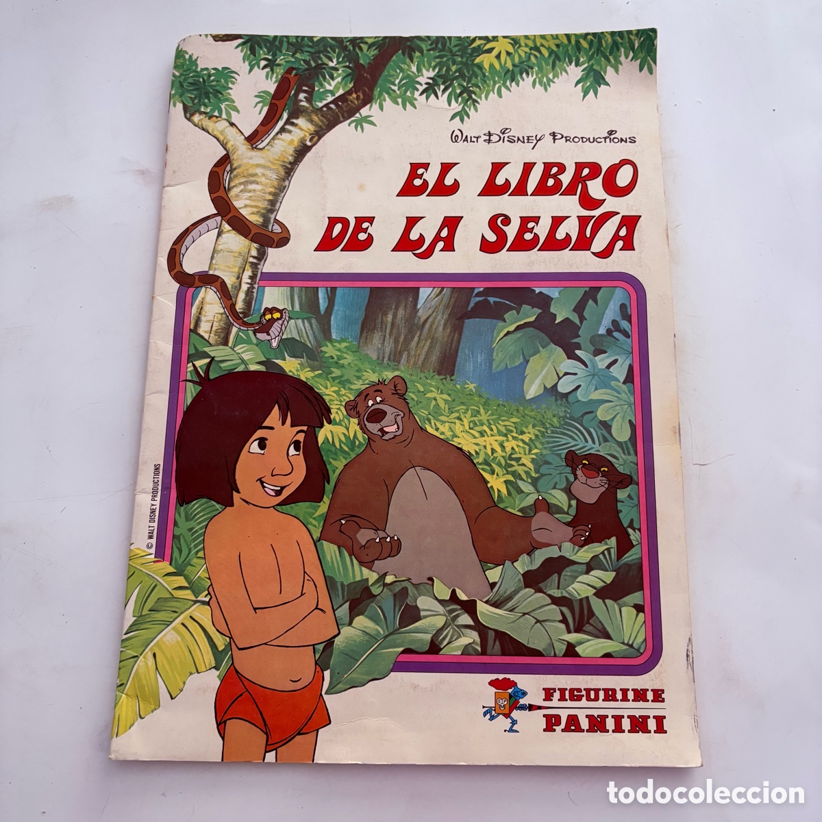 Coleccionismo &Aacute;lbumes: album de cromos el libro de la selva cromo crom panini de 1981