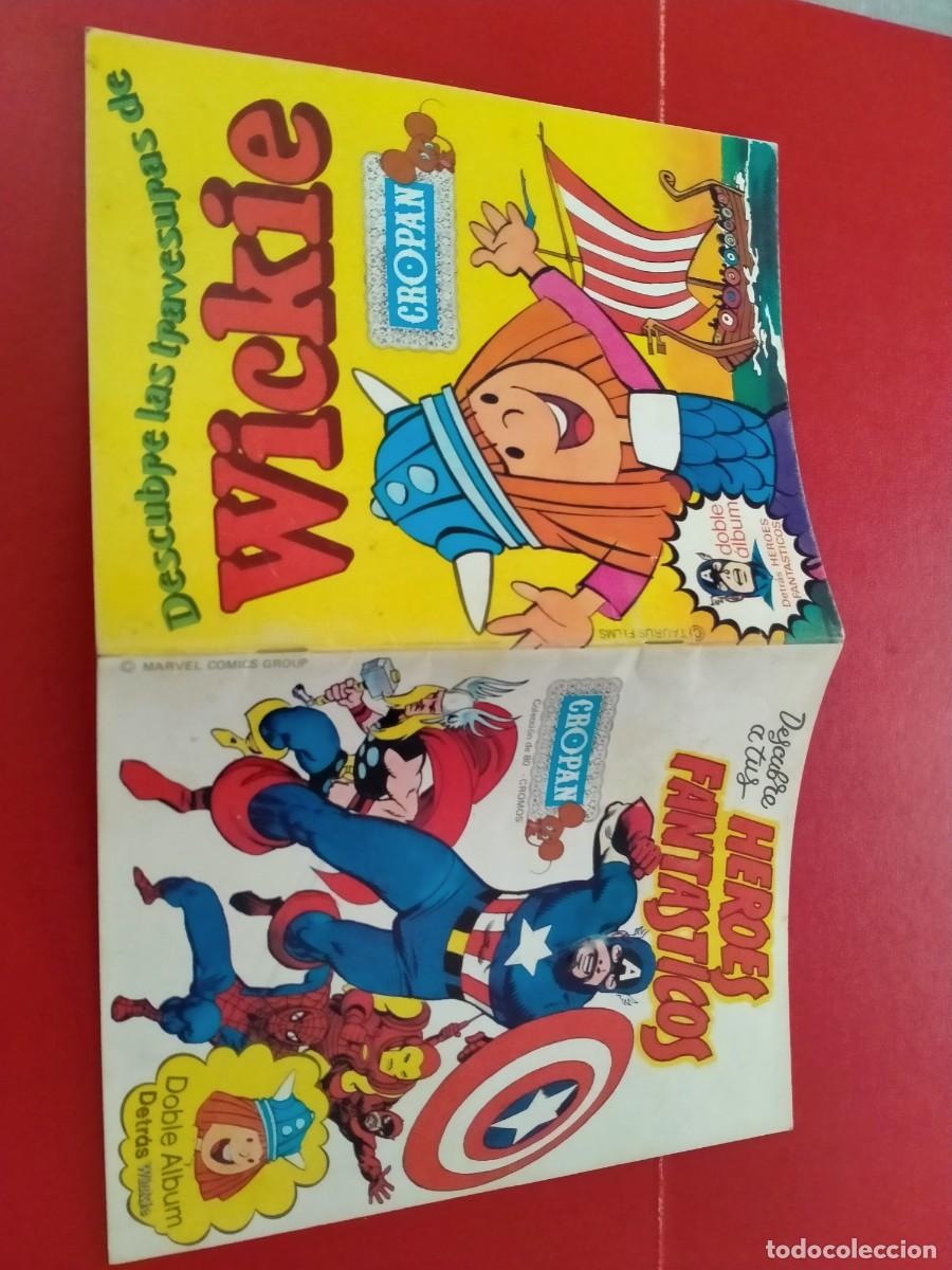 Coleccionismo &Aacute;lbumes: album de cromos plancha de cropan heroes fantasticos