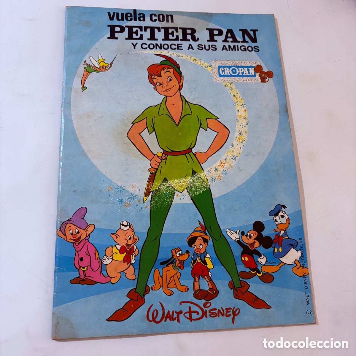 Coleccionismo &Aacute;lbumes: album de cromos VACIO vuela con peter pan y conoce a sus amigos cropan