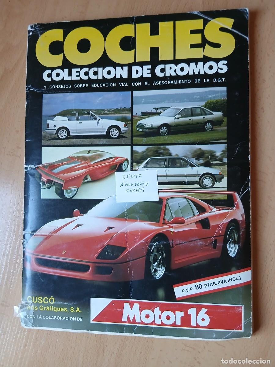Coleccionismo &Aacute;lbumes: Album colecci&oacute;n de cromos MOTOR 16 a falta de los num. 95, 131 y 172