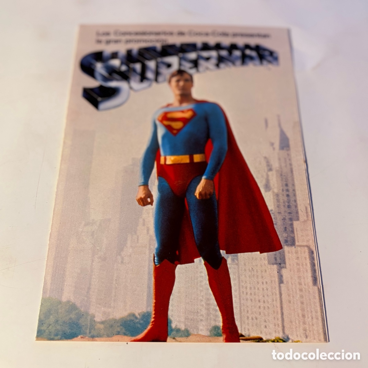 Coleccionismo &Aacute;lbumes: ALBUM VACIO NUEVO PLANCHA SUPERMAN COCA-COLA 1978