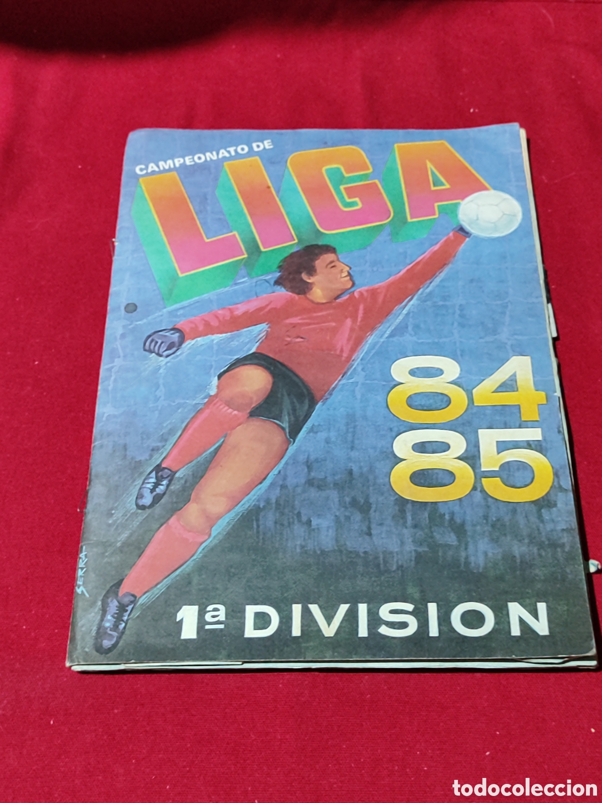Coleccionismo &Aacute;lbumes: Album incompleto liga 84 85 cromos cano