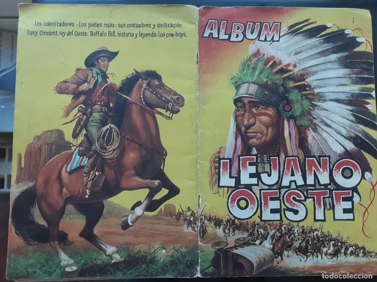 Coleccionismo &Aacute;lbumes: &Aacute;lbum lejano oeste la falta de un cromo doble y dos sencillos, en muy buen estado