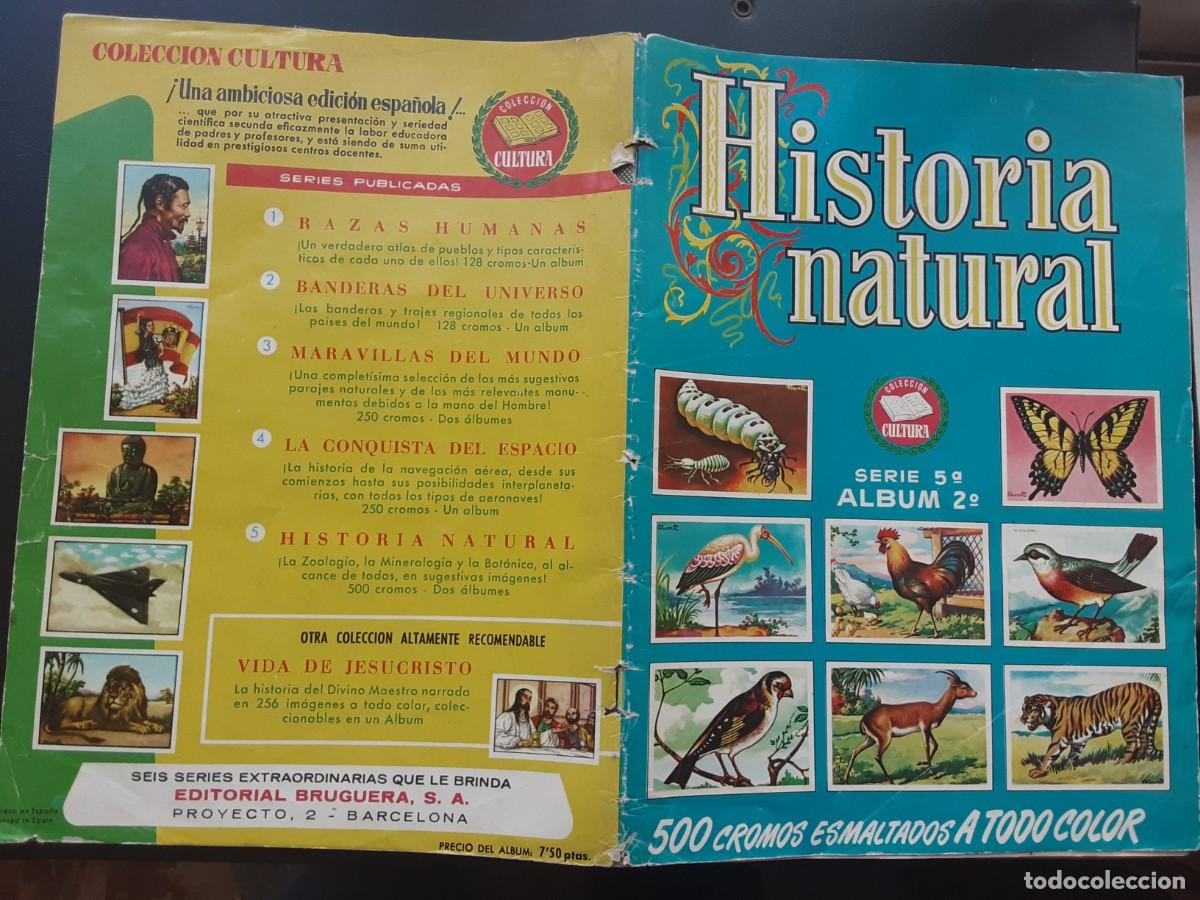 Coleccionismo &Aacute;lbumes: Historia Natural serie 5&ordf;, &aacute;lbum 2⁰ con 130 cromos de 264