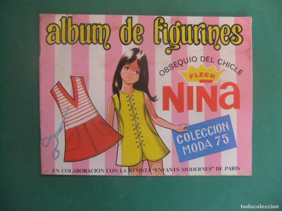 Coleccionismo &Aacute;lbumes: ALBUM DE FIGURINES FLEER NI&Ntilde;A COLECCION MODA 75