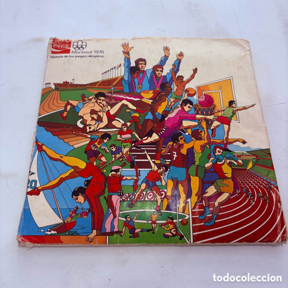 Coleccionismo &Aacute;lbumes: album de cromos tapon de botella coca-cola montreal 1976 historia de los juegos olimpicos