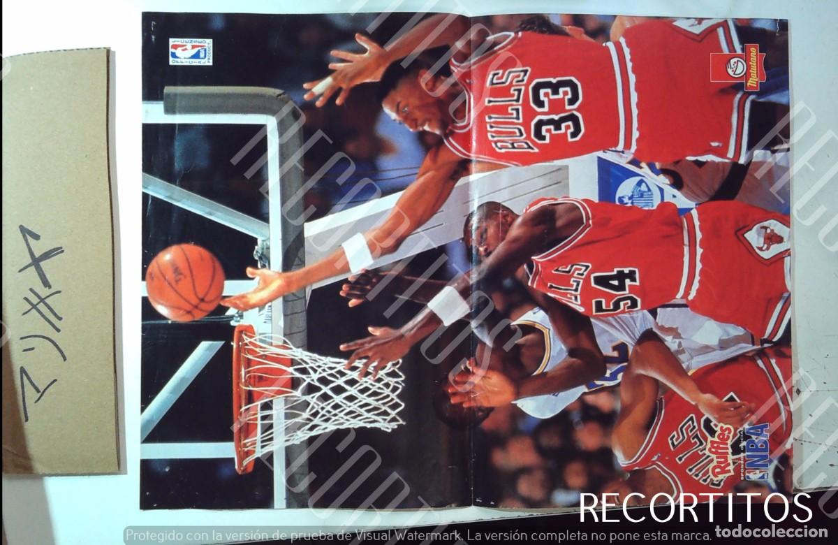 Coleccionismo &Aacute;lbumes: 2 posters ruffles phoskitos nba michael jordan
