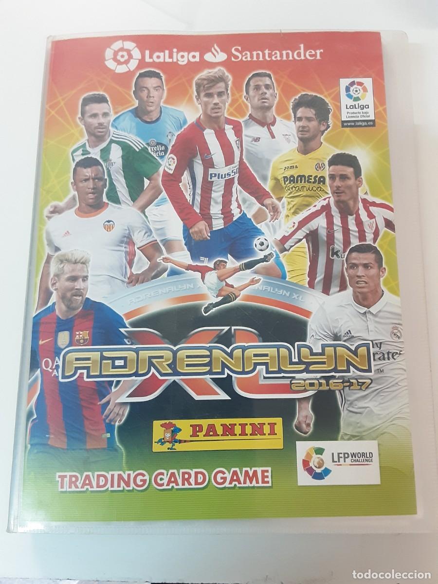 Coleccionismo &Aacute;lbumes: Album adrenalyn xl 16 17 con m&aacute;s de 450 cromos