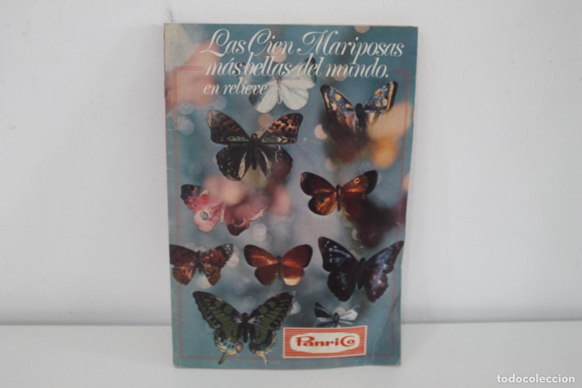 Coleccionismo &Aacute;lbumes: ALBUM LAS CIEN MARIPOSAS MAS BELLAS DEL MUNDO EN RELIEVE CON 76 CROMOS PANRICO 1974