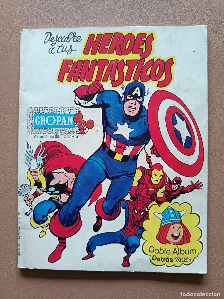 Coleccionismo &Aacute;lbumes: HEROES FANT&Aacute;STICOS / WICKIE - CROPAN - VAC&Iacute;O