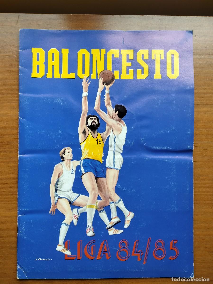 Coleccionismo &Aacute;lbumes: Album baloncesto Eurocrom incompleto con 56 cromos liga basket 84 85 Acb 1984 1985 raro imposible