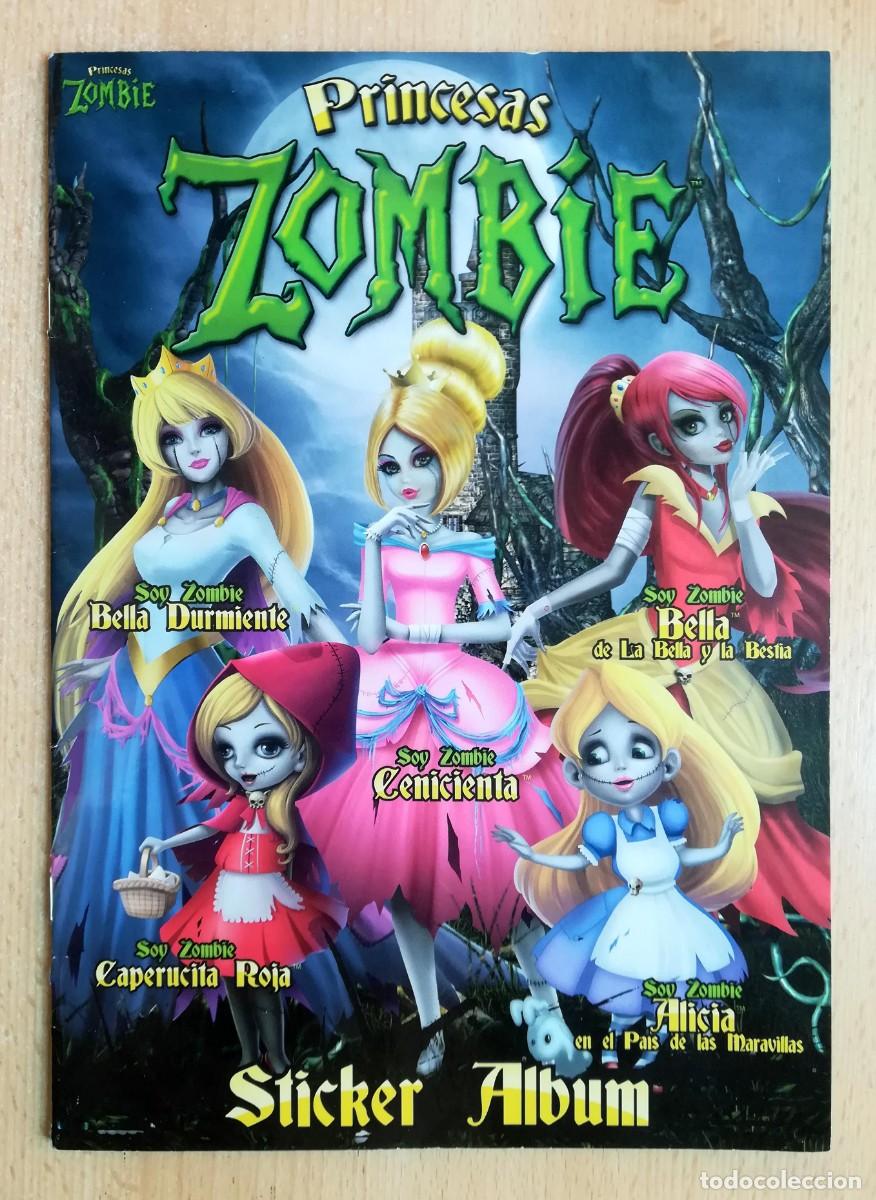 Coleccionismo &Aacute;lbumes: Princesas Zombie con 177 cromos de 208. Faltan 31 cromos - Contiene el p&oacute;ster central.