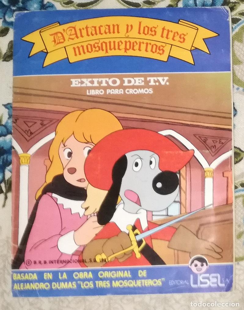 Coleccionismo &Aacute;lbumes: Album Dartacan y los tres mosqueperros, Lisel - Contiene 128 cromos