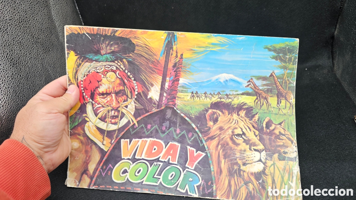Colecionismo Cadernetas: &Aacute;lbum de cromos a estrenar VIDA Y COLOR 1972