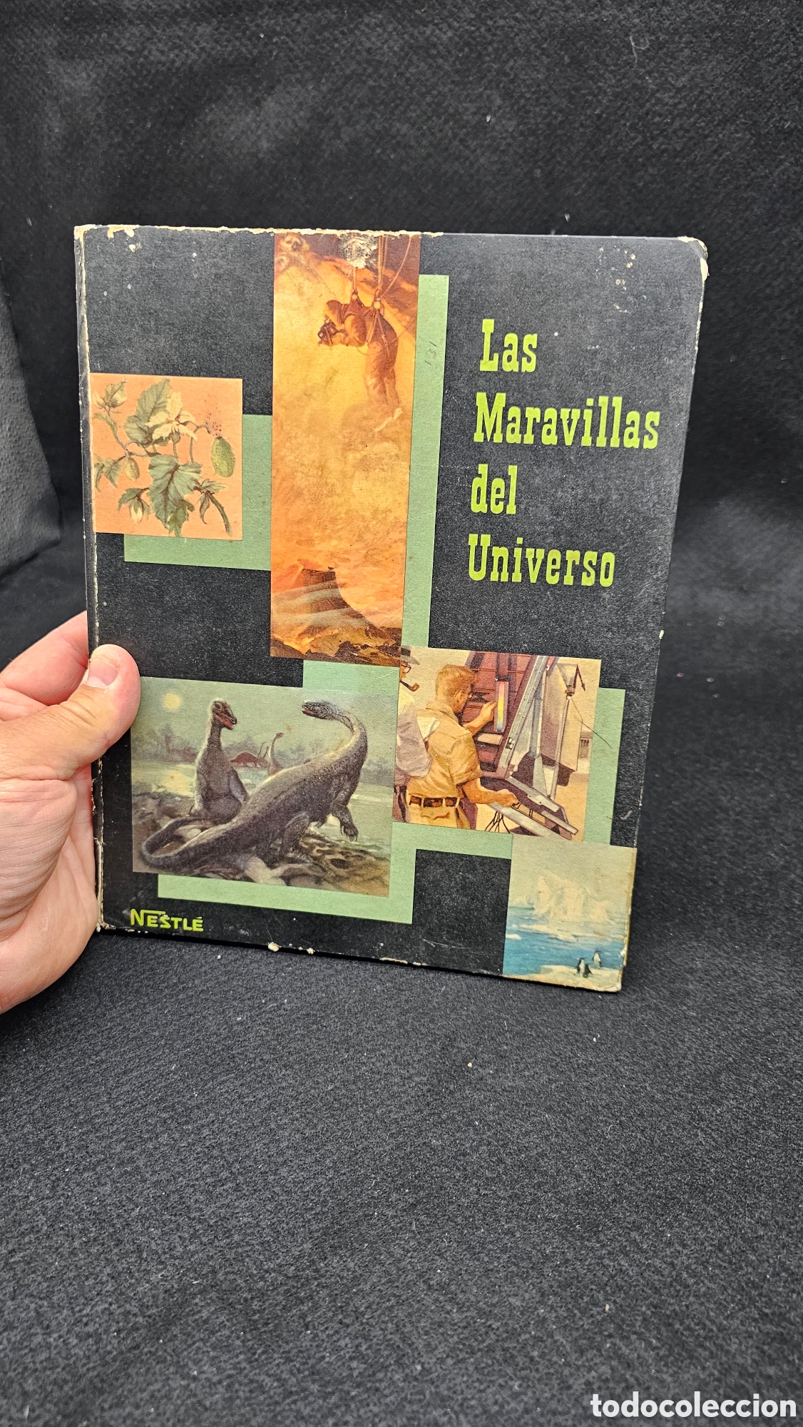 Colecionismo Cadernetas: Antiguo &aacute;lbum para cromos 1957 Las maravillas del universo
