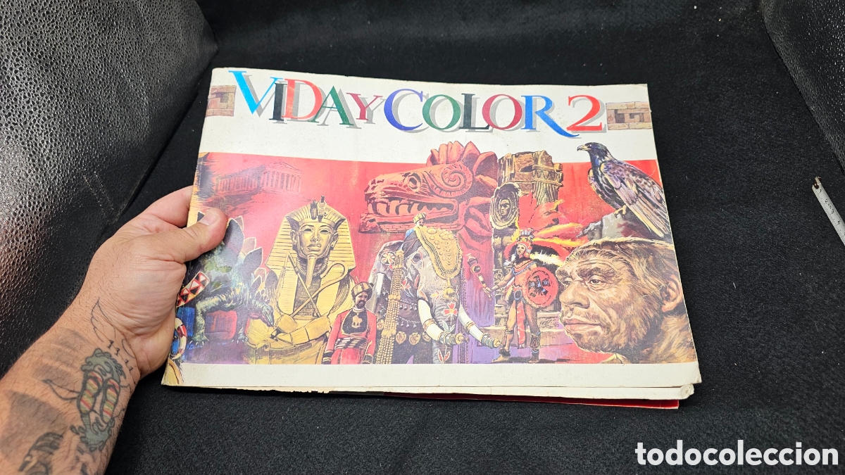 Colecionismo Cadernetas: Antiguo &aacute;lbum de cromos VIDA Y COLOR 2 ( Incompleto )