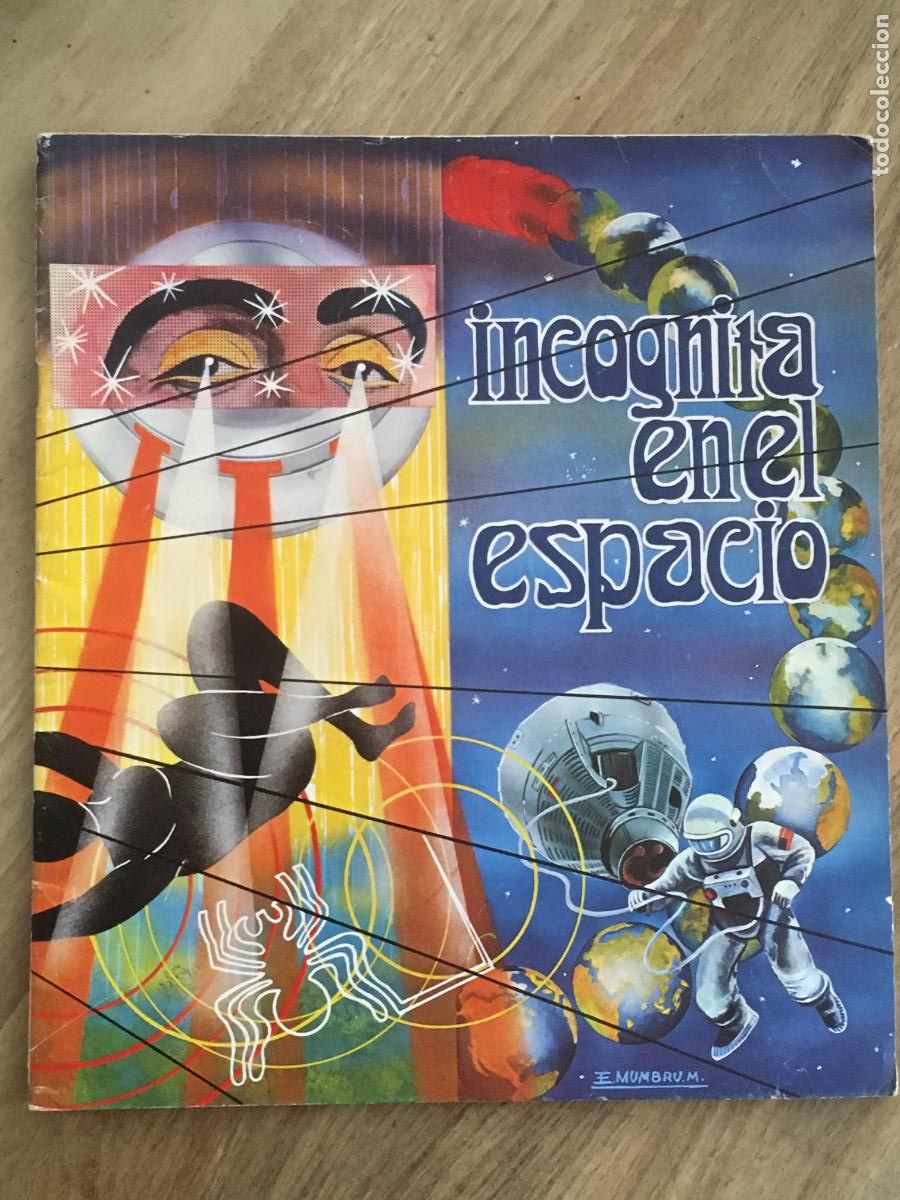 Colecionismo Cadernetas: incognita en el espacio album de cromos vacio plancha nunca ha tenido cromos pegados