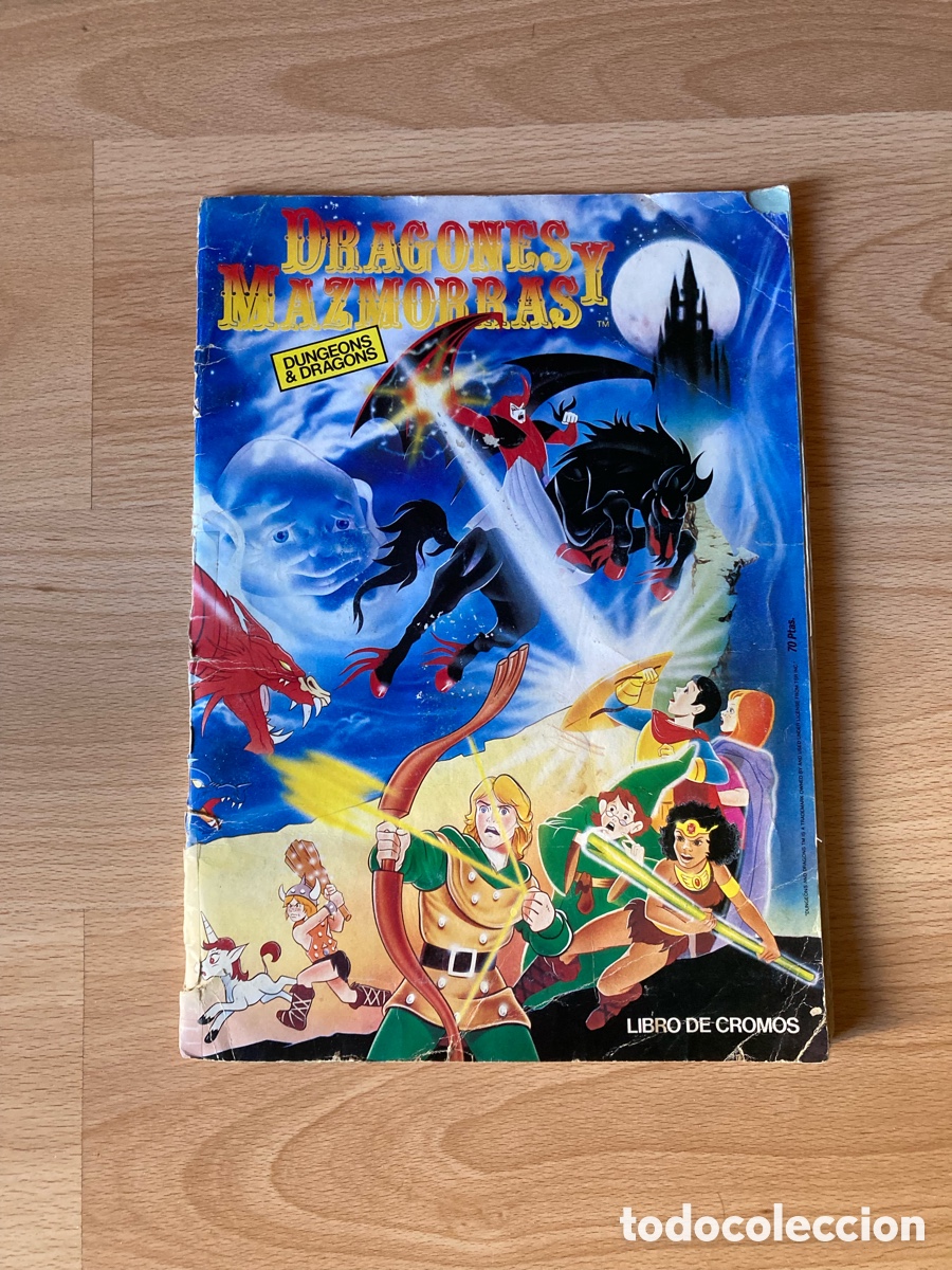 Coleccionismo &Aacute;lbumes: ALBUM CROMOS DRAGONES Y MAZMORRAS
