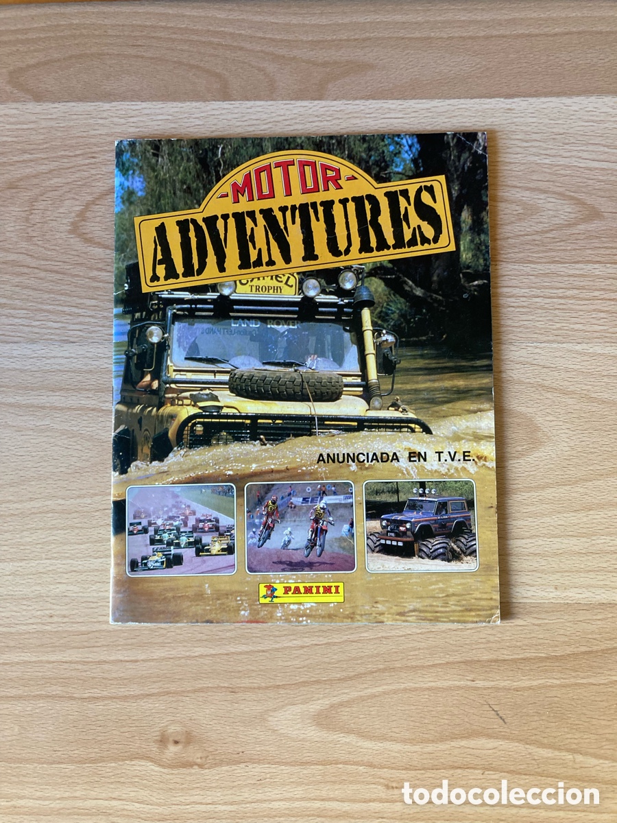 Collectable Incomplete Albums: ALBUM CROMOS MOTOR ADVENTURES