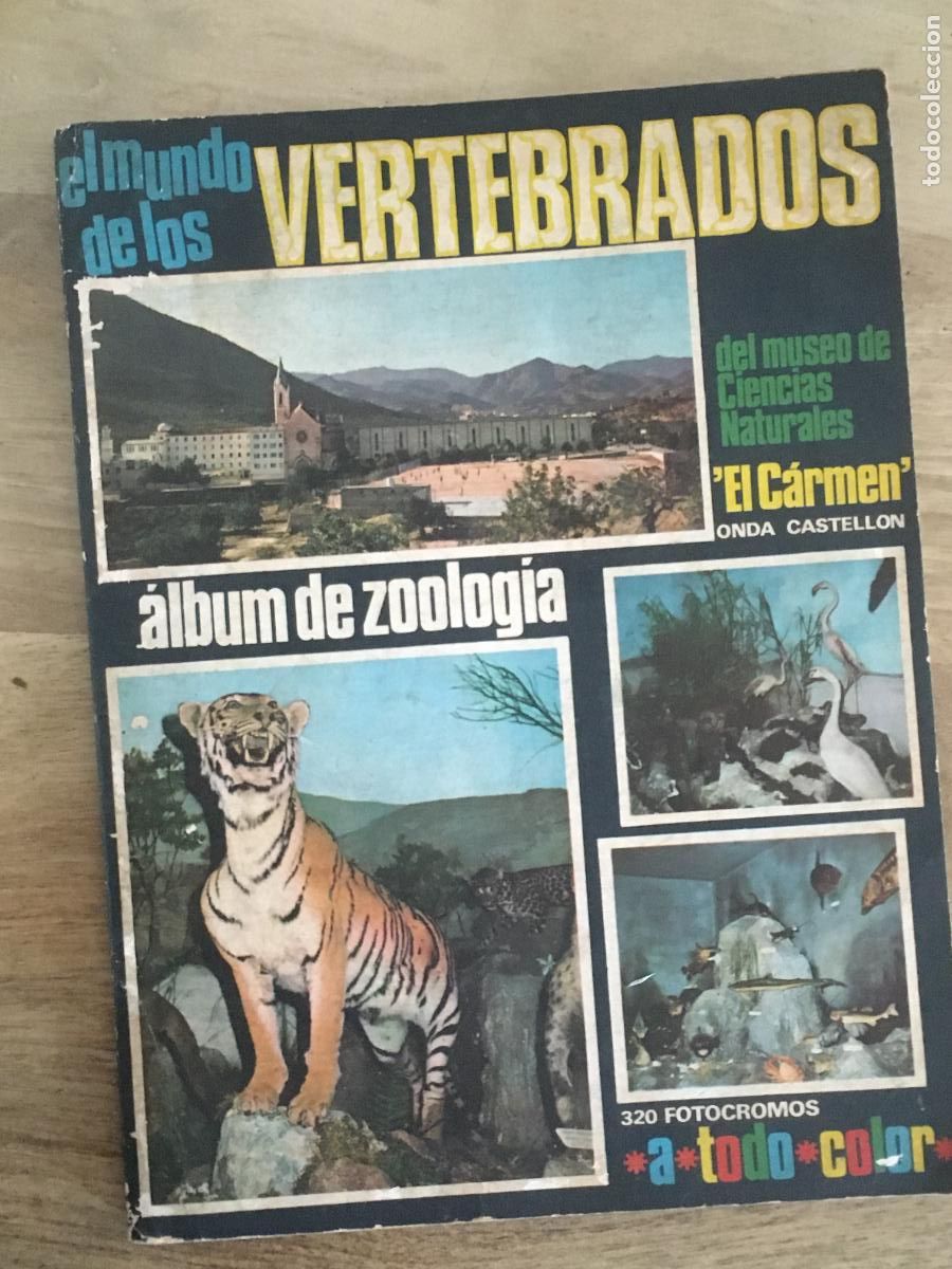 Coleccionismo &Aacute;lbumes: vertebrados album de cromos incompleto faltan 45 cromos