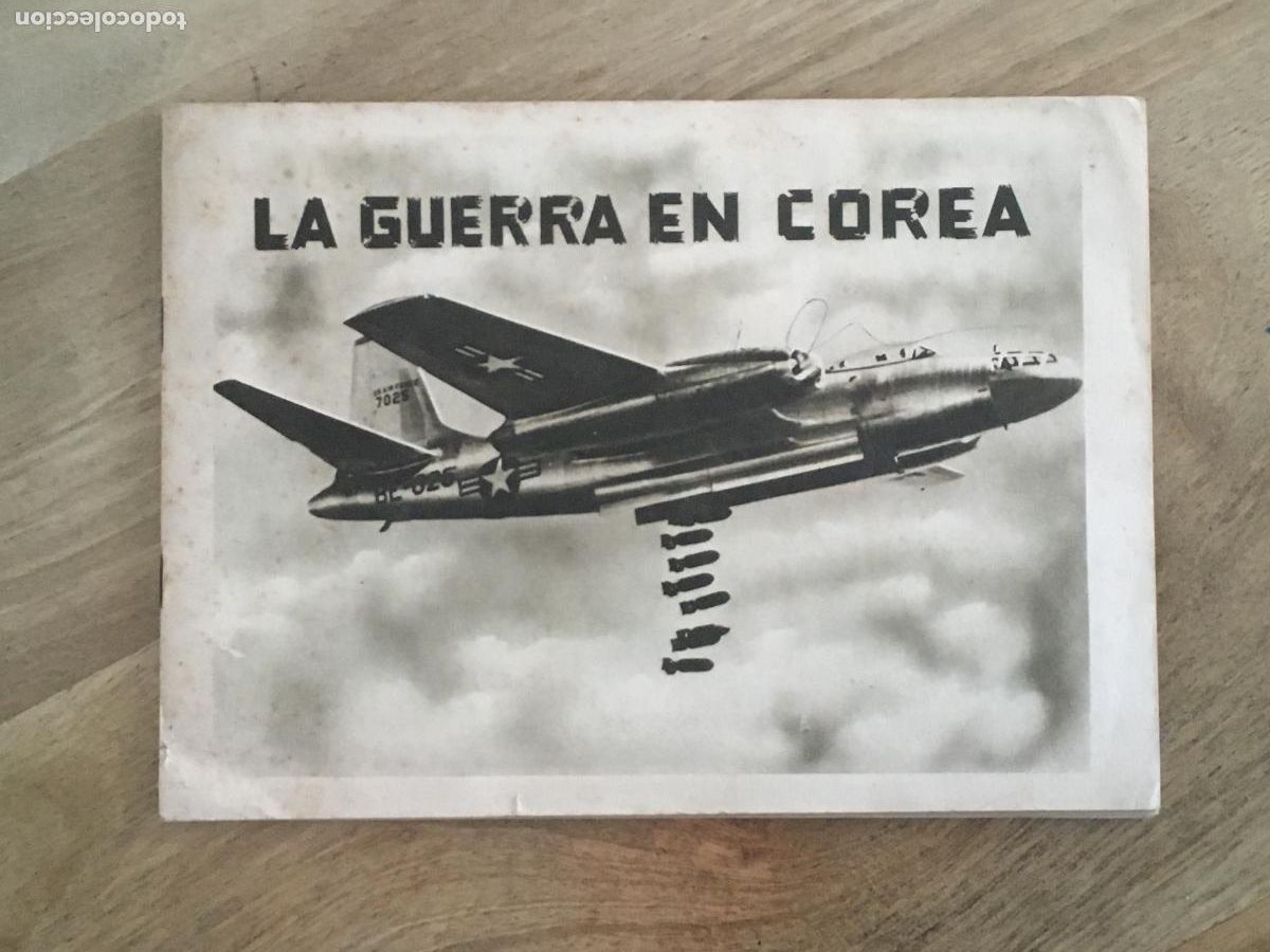 Coleccionismo &Aacute;lbumes: la guerra en corea album de cromos incompleto muy buen estado faltan 18 cromos