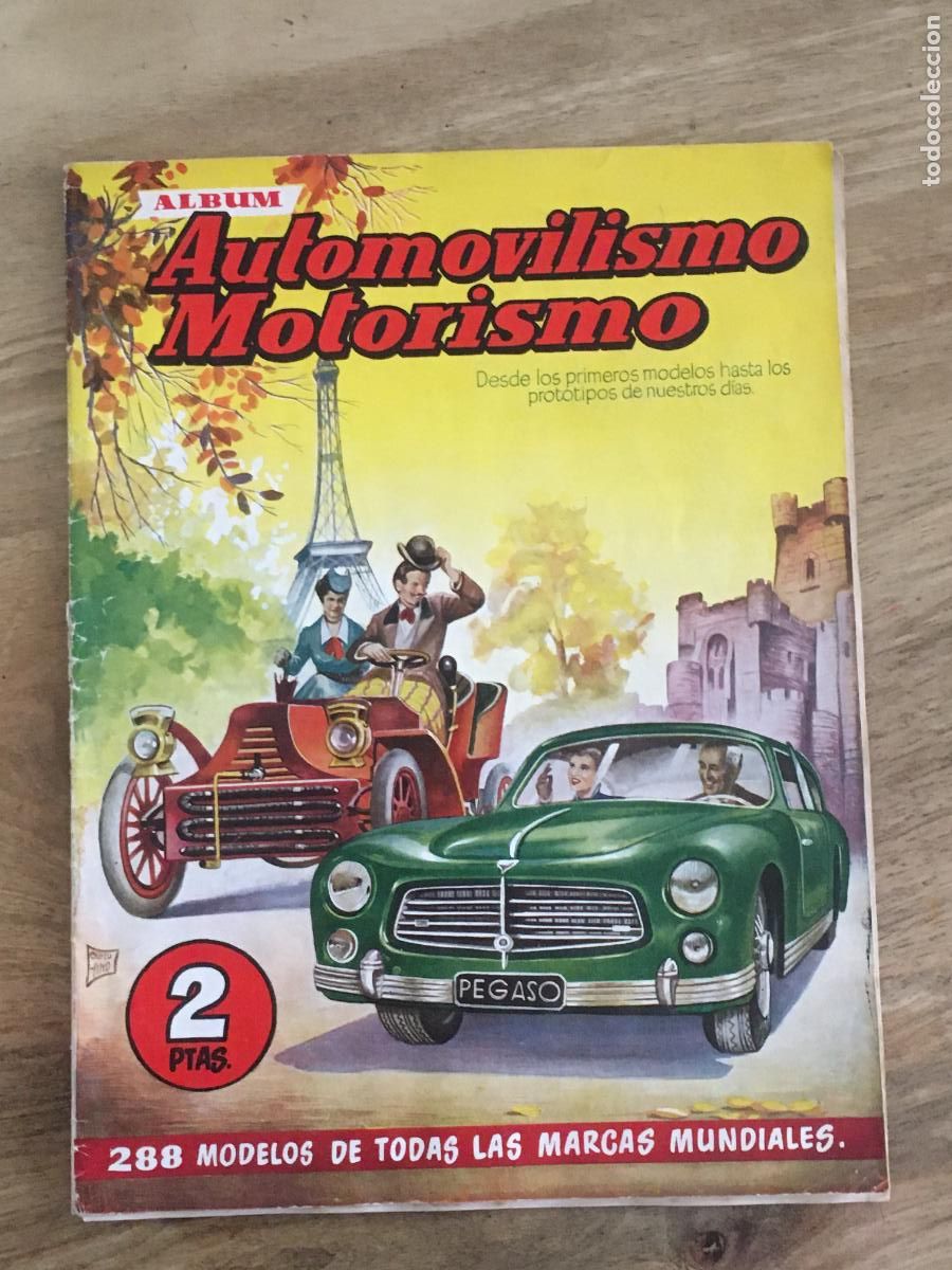 Coleccionismo &Aacute;lbumes: automovilismo motorismo album de cromos incompleto muy buen estado