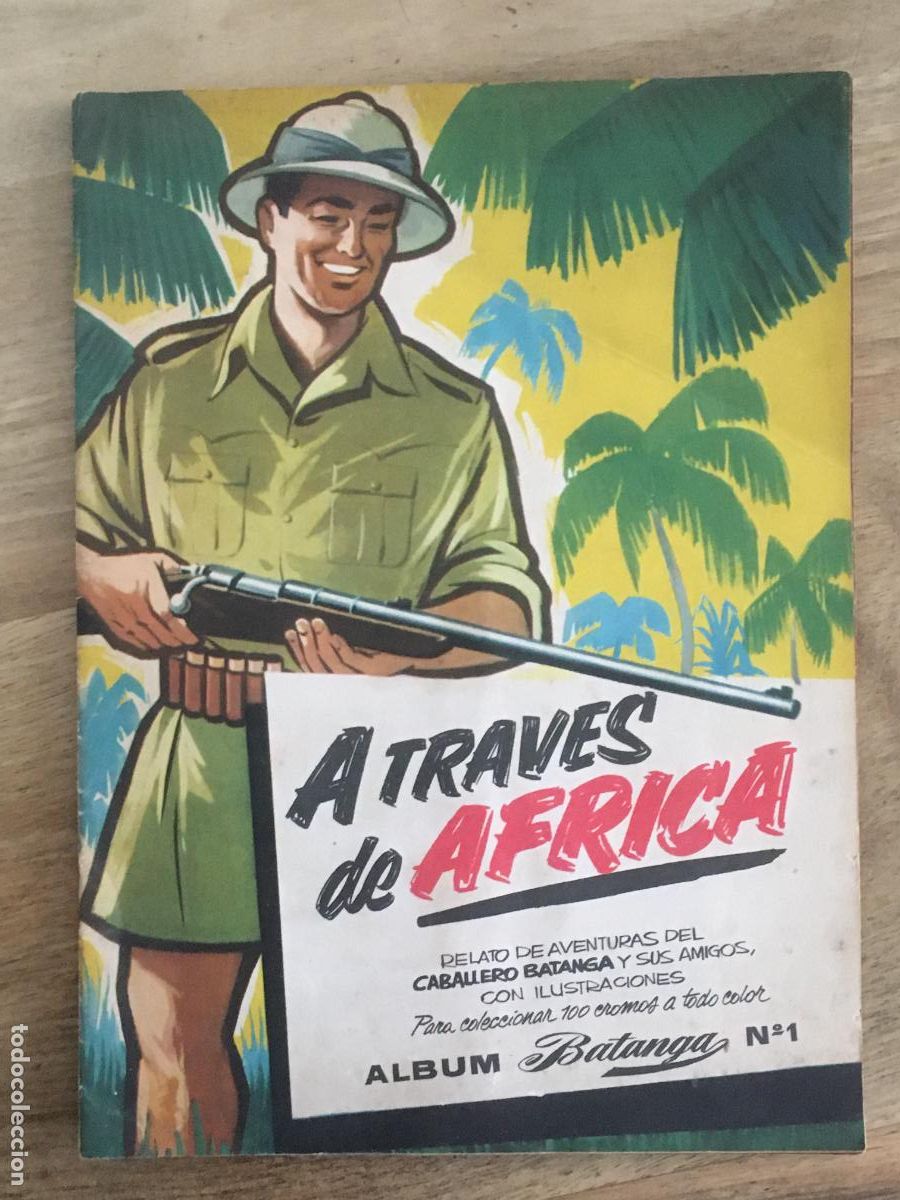 Coleccionismo &Aacute;lbumes: a traves de africa chocolates batanga album de cromos incompleto muy buen estado