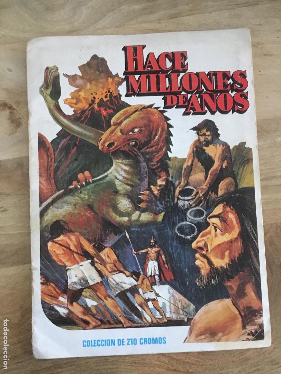 Coleccionismo &Aacute;lbumes: hace millones de a&ntilde;os album de cromos incompleto faltan 2 cromos muy buen estado