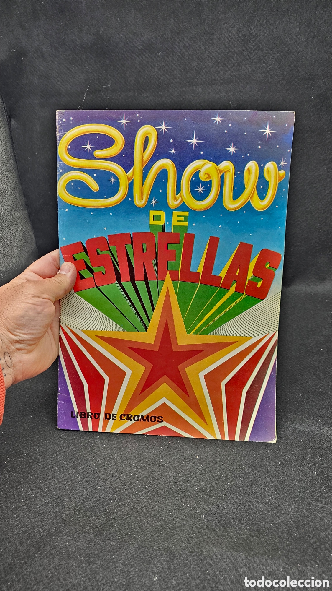 Collectable Incomplete Albums: Antiguo &aacute;lbum para cromos a estrenar 1982 EL SHOW DE ESTRELLAS