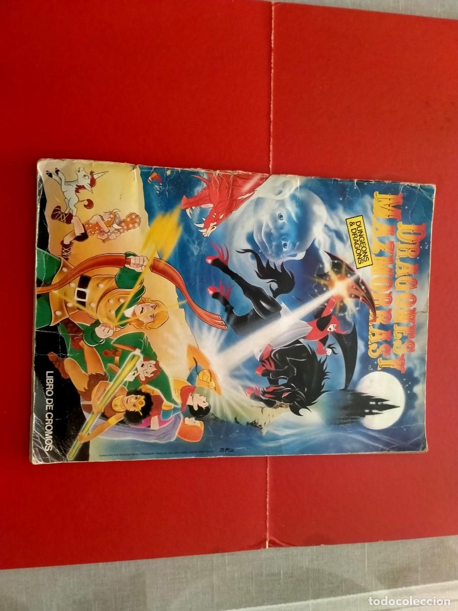 Coleccionismo &Aacute;lbumes: album de dragones y mazmorras-contiene 196 cromos