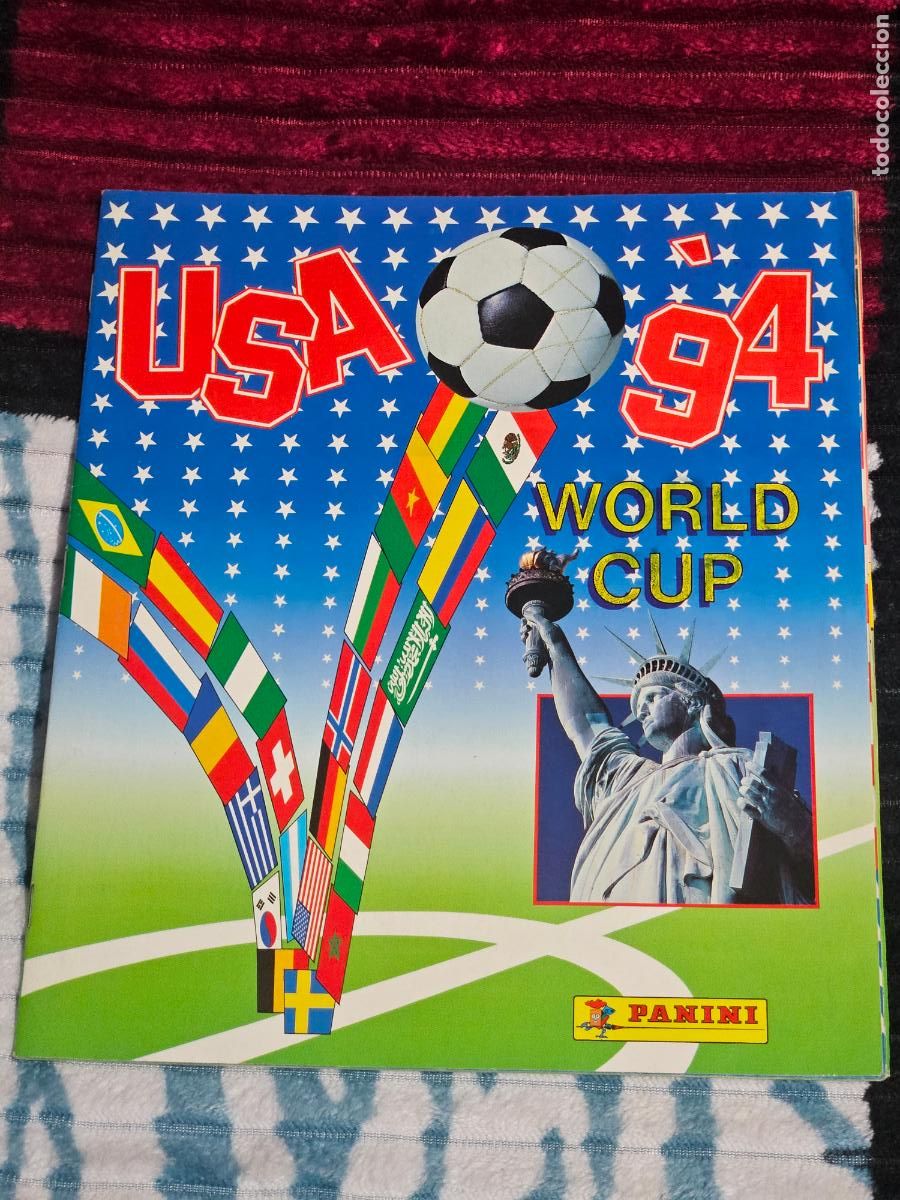 Coleccionismo &Aacute;lbumes: ALBUM USA 94 - MUNDIAL - WORLD CUP - PANINI - incompleto