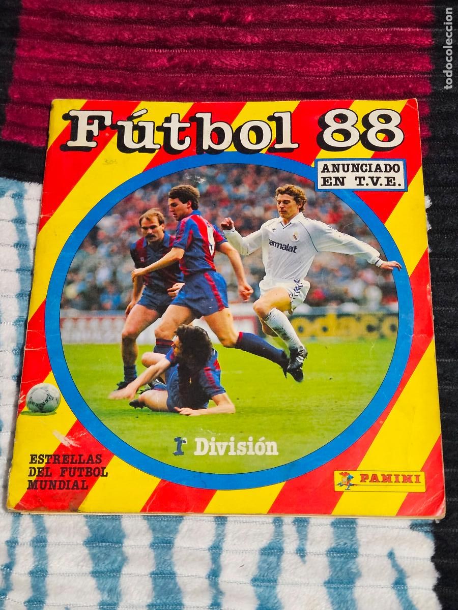Coleccionismo &Aacute;lbumes: ALBUM - F&Uacute;TBOL 88 PANINI INCOMPLETO - LEER ANUNCIO
