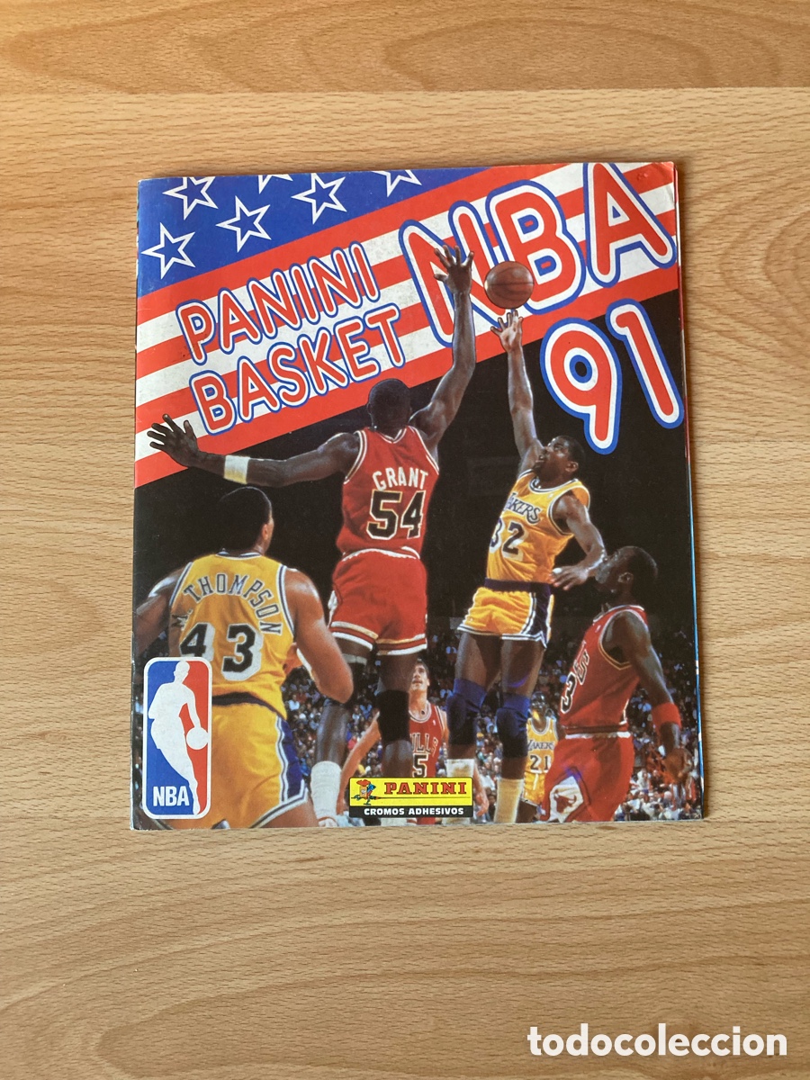 Collectable Incomplete Albums: ALBUM CROMOS PANINI BASKET NBA 91