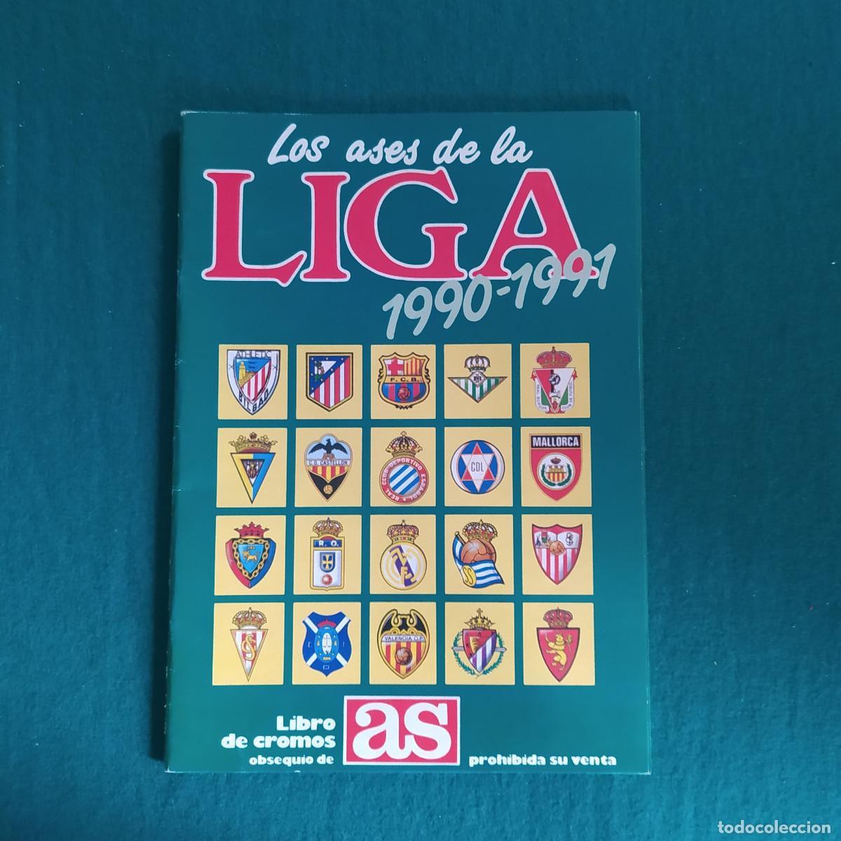 Coleccionismo &Aacute;lbumes: LOS ASES DE LA LIGA 1990 1991 AS