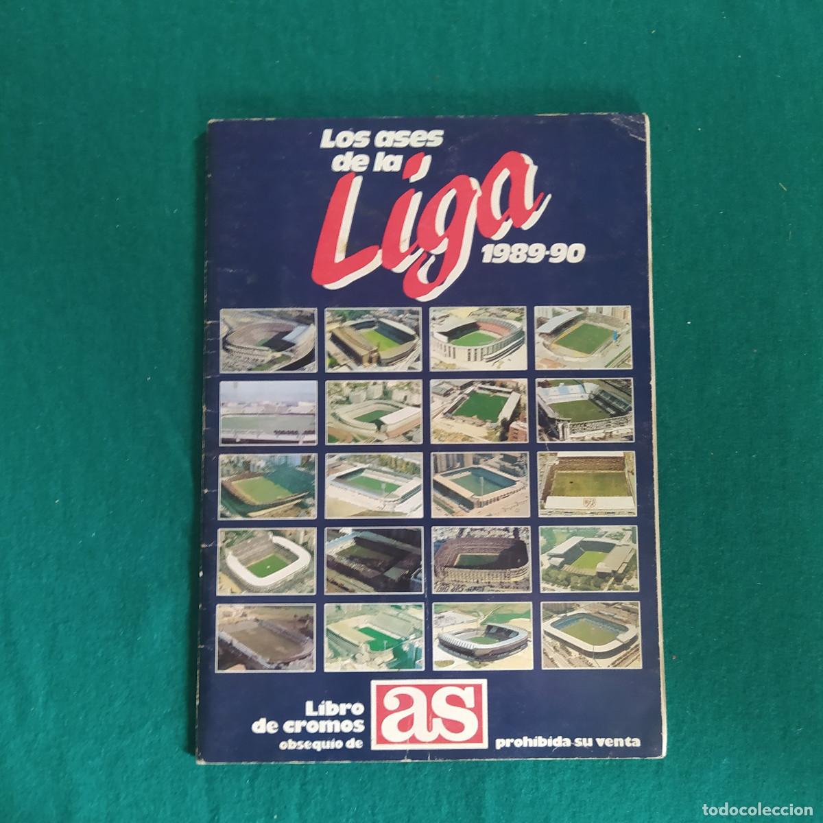Coleccionismo &Aacute;lbumes: LOS ASES DE LA LIGA 1989 1990 AS