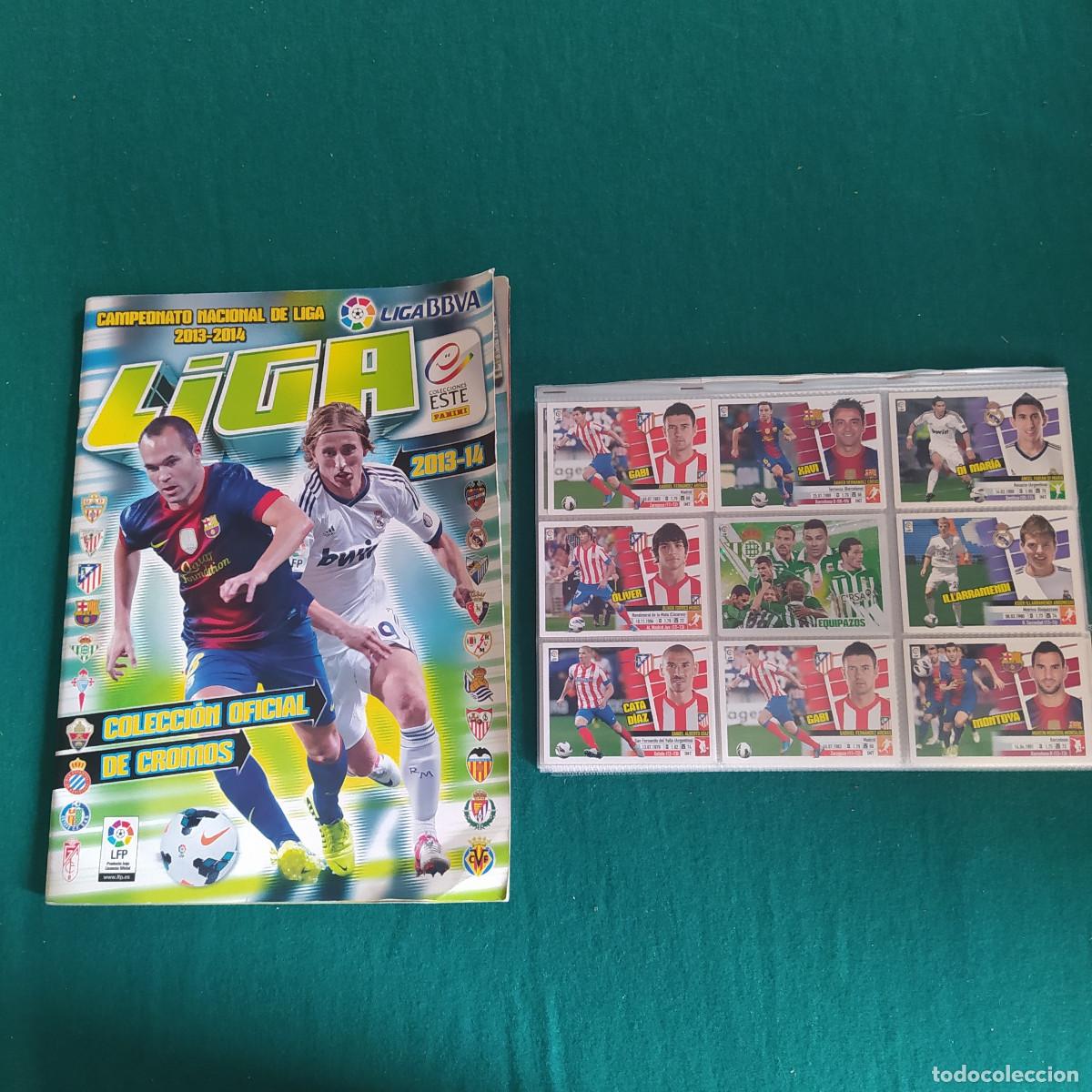 Coleccionismo &Aacute;lbumes: LIGA ESTE 2013 2014 ALBUM Y 90 CROMOS