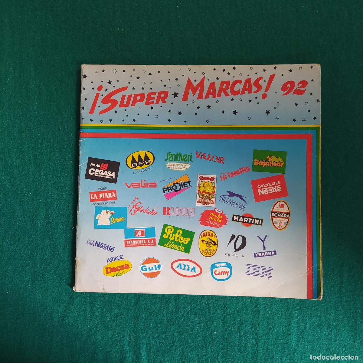 Coleccionismo &Aacute;lbumes: SUPER MARCAS 92 MILANO