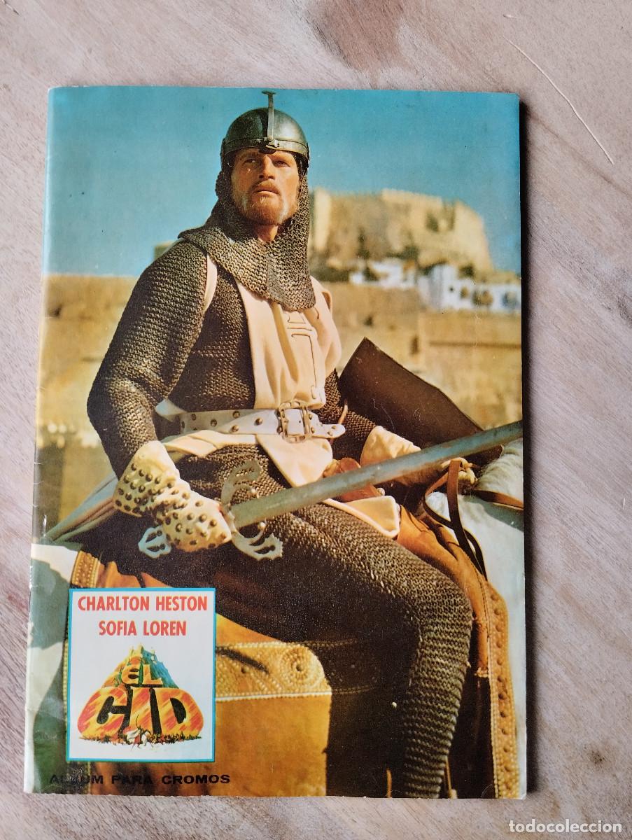 Sammeln Sammelalben: JHR - ALBUM CROMOS EL CID. CHARLTON HESTON Y SOFIA LOREN, EDITORIAL FHER 1962. SOLO FALTAN 5 CROMOS.