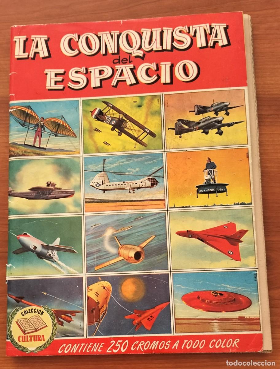 Collectable Incomplete Albums: &Aacute;lbum INCOMPLETO cromos LA CONQUISTA DEL ESPACIO - Editorial Bruguera - 1956, con cromos repetidos